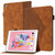 Rhombus Skin Feel Horizontal Flip Tablet Leather Case with Card Slots & Holder & Sleep / Wake-up Function