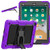 Shockproof Colorful Silicone + Black PC Tablet Protective Case with Holder & Shoulder Strap