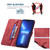 Magnetic Clasp RFID Blocking Anti-Theft Leather Case with Holder & Card Slots & Wallet