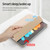 Double-sided Matte Translucent PC Deformation Tablet Leather Case with Holder & Sleep / Wake-up Function