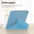 Double-sided Matte Deformation TPU Tablet Leather Case with Holder & Sleep / Wake-up Function