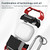 Carbon Fiber Texture TPU + PC Anti-fall Earphones Case with Hook