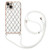 Electroplating Lambskin Lanyard Phone Case