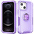 3 in 1 PC + TPU Phone Case with Ring Holder