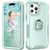 3 in 1 PC + TPU Phone Case with Ring Holder