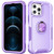 3 in 1 PC + TPU Phone Case with Ring Holder