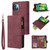 Multifunctional Phone Leather Case with Card Slot & Holder & Zipper Wallet & Photo Frame