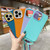 3 In 1 PC + TPU Solid Color Phone Case