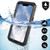 Shockproof Waterproof Dustproof Metal + Silicone Phone Case with Screen Protector