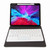 H-102C Touch Bluetooth Keyboard Leather Case with Rear Three-fold Holder