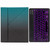 H-102S Monochrome Backlight Bluetooth Keyboard Leather Case with Rear Three-fold Holder