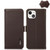 KHAZNEH Side-Magnetic Litchi Genuine Leather RFID Case