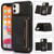 Three-fold Leather Phone Case with Card Slot & Wallet & Holder