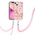 Flowers Series TPU Phone Case with Lanyard