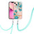 Flowers Series TPU Phone Case with Lanyard