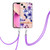 Flowers Series TPU Phone Case with Lanyard