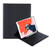 T098B Candy Color Skin Feel Texture Bluetooth Keyboard Leather Case with Pen Holder
