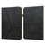 Solid Color Embossed Striped Smart Leather Case