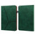 Solid Color Embossed Striped Smart Leather Case