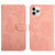 Skin Feel Butterfly Peony Embossed Leather Phone Case
