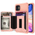 Zipper Wallet Card Bag PU Back Case