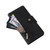 Rivet Buckle 9 Cards Three Fold Leather Phone Case