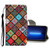 Colored Drawing Pattern Flip Leather Case