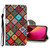Colored Drawing Pattern Flip Leather Case
