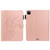 Embossed Plum Bossom Pattern Smart Leather Tablet Case