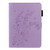 Embossed Plum Bossom Pattern Smart Leather Tablet Case