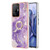 Electroplating Marble Pattern TPU Phone Case with Ring