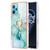Electroplating Marble Pattern TPU Phone Case with Ring