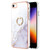 Electroplating Marble Pattern TPU Phone Case with Ring
