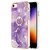 Electroplating Marble Pattern TPU Phone Case with Ring