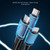 awei CL-972 Type-C / USB-C + 8 Pin + Micro USB 3 In 1 Fast Charging Data Cable, Length: 1.2m