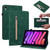 Skin Feel Solid Color Zipper Smart Leather Tablet Case