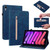 Skin Feel Solid Color Zipper Smart Leather Tablet Case