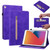 Skin Feel Solid Color Zipper Smart Leather Tablet Case