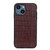 Crocodile Texture Genuine Leather Phone Case