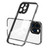 3 in 1 Clear TPU Color PC Frame Phone Case