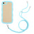 Lanyard Candy Color Wave TPU Clear PC Phone Case