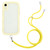 Lanyard Candy Color Wave TPU Clear PC Phone Case