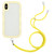 Lanyard Candy Color Wave TPU Clear PC Phone Case