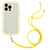 Lanyard Candy Color Wave TPU Clear PC Phone Case