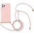 Wheat Straw Material + TPU Shockproof Phone Case with Neck Lanyard