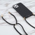 Wheat Straw Material + TPU Shockproof Phone Case with Neck Lanyard