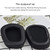 2 PCS For Logitech G633 G933 Protein Skin Earphone Cushion Cover Earmuffs Replacement Earpads