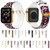 Square Buckle Color Printing Watch Band For Apple Watch Series