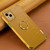 6D Electroplating Crocodile Texture Phone Case With Holder