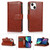 Multifunctional 9 Card Slots Leather Case